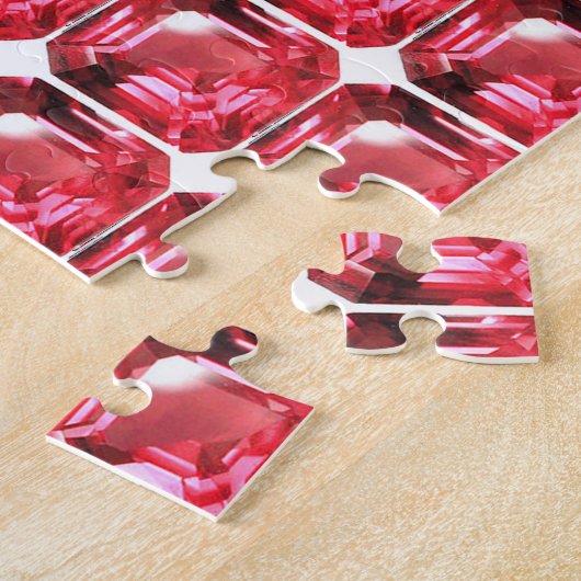 Ruby Gemstone Pink Puzzle (Seite)