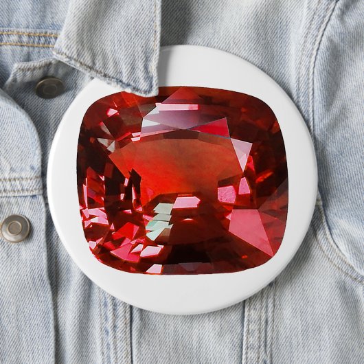 Ruby Gemstone Red Button (Beispiel)