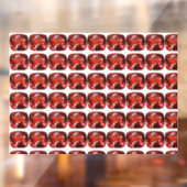 Ruby Gemstone Red Fensteraufkleber (Blatt 2)