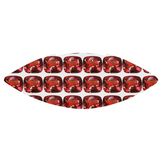 Ruby Gemstone Red Football (Panel)