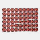 Ruby Gemstone Red Geschirrtuch (Horizontal)
