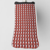 Ruby Gemstone Red Golf Headcover (Rotieren 90)