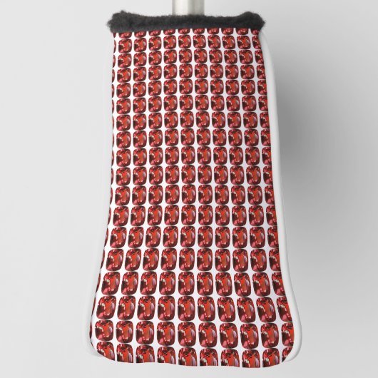 Ruby Gemstone Red Golf Headcover (Rotieren 90)