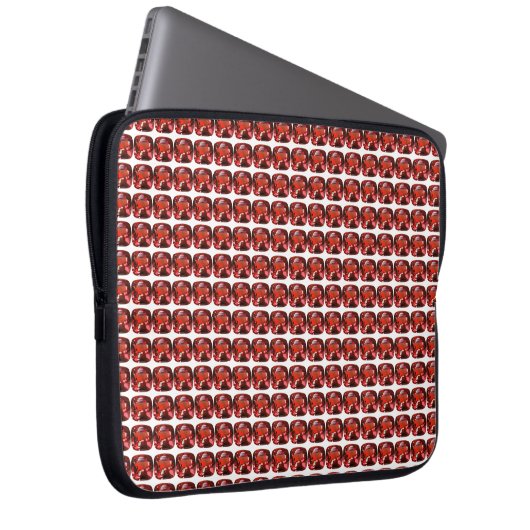 Ruby Gemstone Red Laptopschutzhülle (Vorne Rechts)