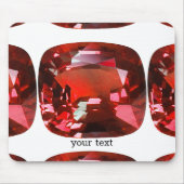 Ruby Gemstone Red Mousepad (Vorne)