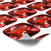 Ruby Gemstone Red Poster (Ecke)