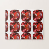 Ruby Gemstone Red Puzzle (Horizontal)