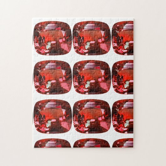 Ruby Gemstone Red Puzzle (Vertikal)