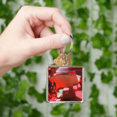 Ruby Gemstone Red Schlüsselanhänger (Hand)