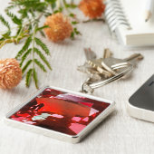 Ruby Gemstone Red Schlüsselanhänger (Seite)