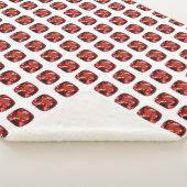 Ruby Gemstone Red Sherpadecke (3/4)