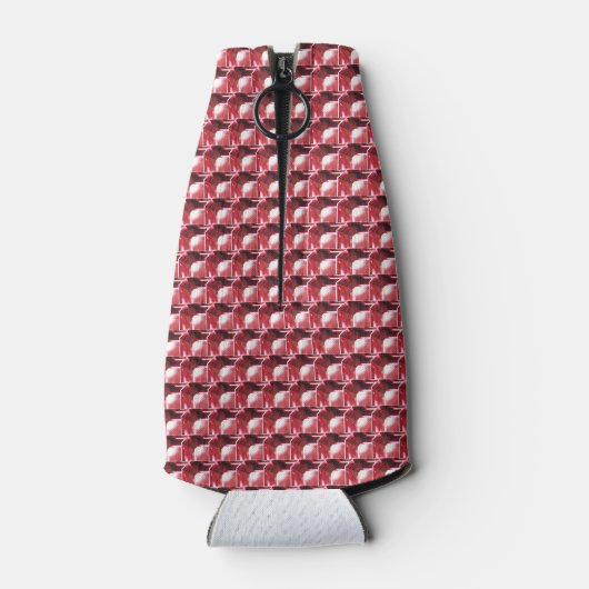 Ruby Gemstone Rujon Birthstone Rot Flaschenkühler (Rückseite)