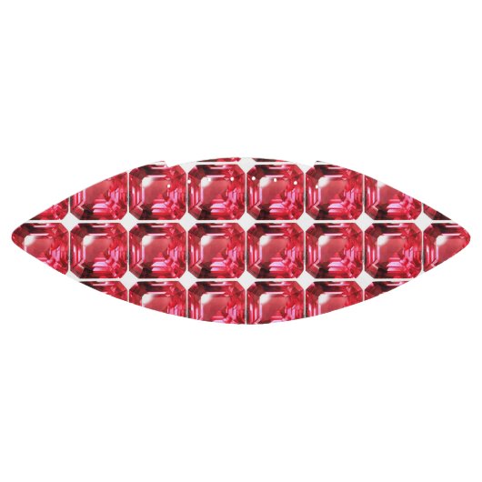 Ruby Gemstone Rujon Birthstone Rot Football (Panel)
