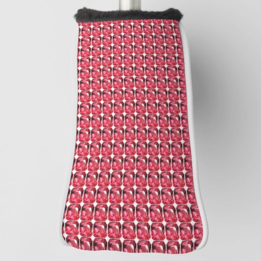 Ruby Gemstone Rujon Birthstone Rot Golf Headcover (Rotieren 90)