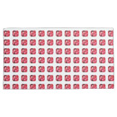 Ruby Gemstone Rujon Birthstone Rot Kissenbezug (Vorderseite-Rechts)