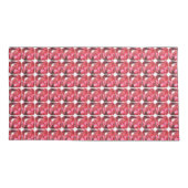 Ruby Gemstone Rujon Birthstone Rot Kissenbezug (Rückseite-Links)