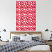 Ruby Gemstone Rujon Birthstone Rot Leinwanddruck (Insitu (Schlafzimmer))