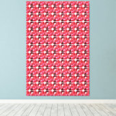 Ruby Gemstone Rujon Birthstone Rot Leinwanddruck (Insitu (Holzboden))