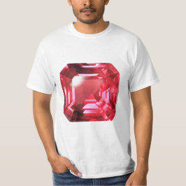 Ruby Gemstone Rujon Birthstone Rot T-Shirt