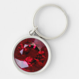 Ruby Gemstone Schlüsselanhänger