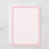 Ruby Gemstone. Schmuck. 40 Hochzeitstag Einladung (Rückseite)