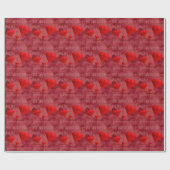 Ruby Gemstones. Schmuckgeschenk Geschenkpapier (Flach)