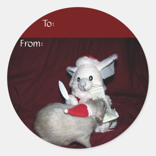 Ruby Gift Sticker (Vorderseite)