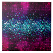 Ruby Glamour mit Meerjungfrau Glitzern Imitate Gli Fliese (Vorderseite)