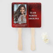 Ruby Glimmer Pageant Wavers 10 Pack Fächer (Vorne und Hinten)