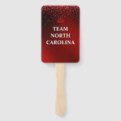 Ruby Glimmer Pageant Wavers 10 Pack Fächer (Rückseite)