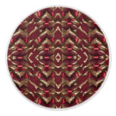 Ruby Gold Keramikknauf (Vorderseite)