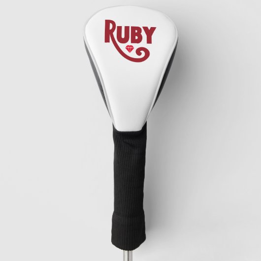 Ruby Golf Headcover (Vorderseite)