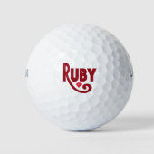 Ruby Golfball (Vorderseite)