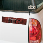Ruby Grad | Red Garnet Crimson Scarlet Party Theme Autoaufkleber (Auf Lkw)