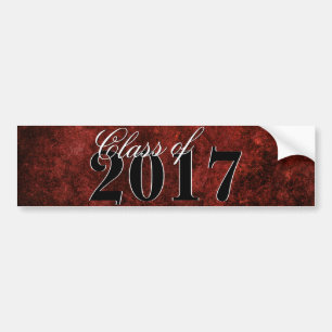 Ruby Grad Red Garnet Crimson Scarlet Party Theme Autoaufkleber
