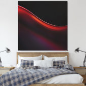 Ruby Gradient Leinwanddruck (Insitu (Schlafzimmer))