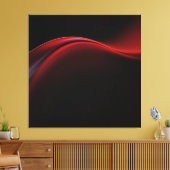 Ruby Gradient Leinwanddruck (Insitu (Wohnzimmer))
