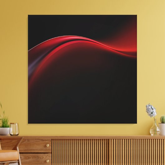 Ruby Gradient Leinwanddruck (Insitu (Wohnzimmer))