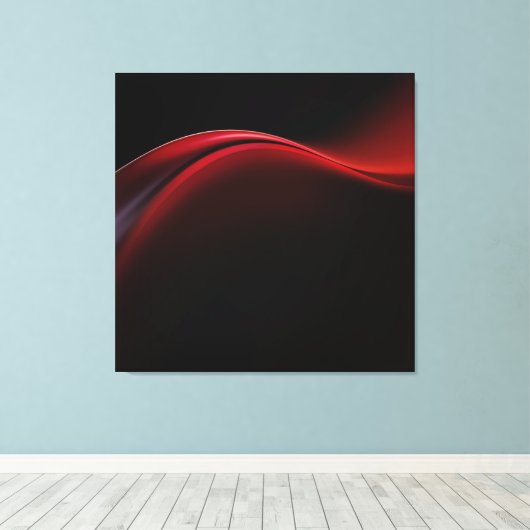 Ruby Gradient Leinwanddruck (Insitu (Holzboden))