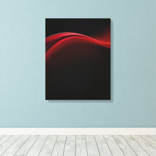 Ruby Gradient Leinwanddruck (Insitu (Holzboden))