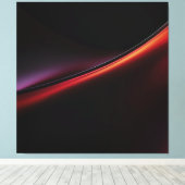 Ruby Gradient Leinwanddruck (Insitu (Holzboden))