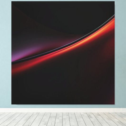 Ruby Gradient Leinwanddruck (Insitu (Holzboden))