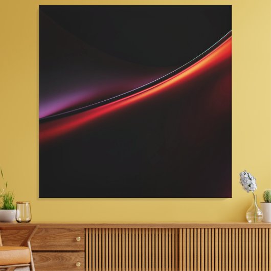 Ruby Gradient Leinwanddruck (Insitu (Wohnzimmer))