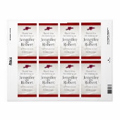 Ruby Heart 40-jähriges Weinlabel (Vorne)
