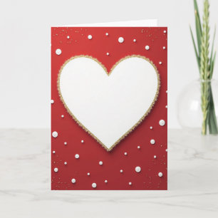 Ruby Heart Festive Joy Karte