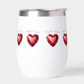 Ruby Heart Love Thermal mug Valentine Gift (Links)