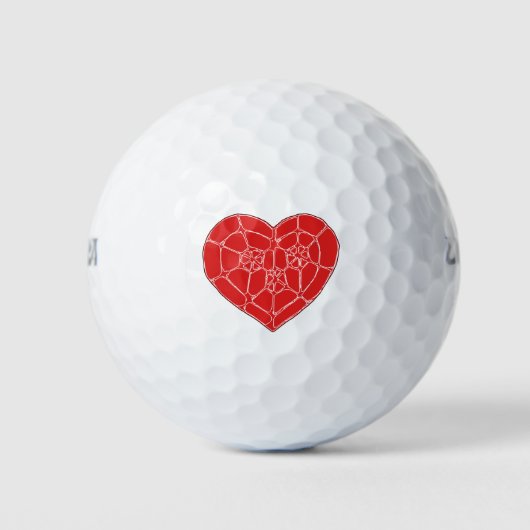 Ruby Hearted Golfball (Vorderseite)
