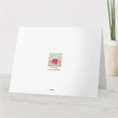 Ruby Hearts zum 40. Jahrestag Karte (Rückseite)