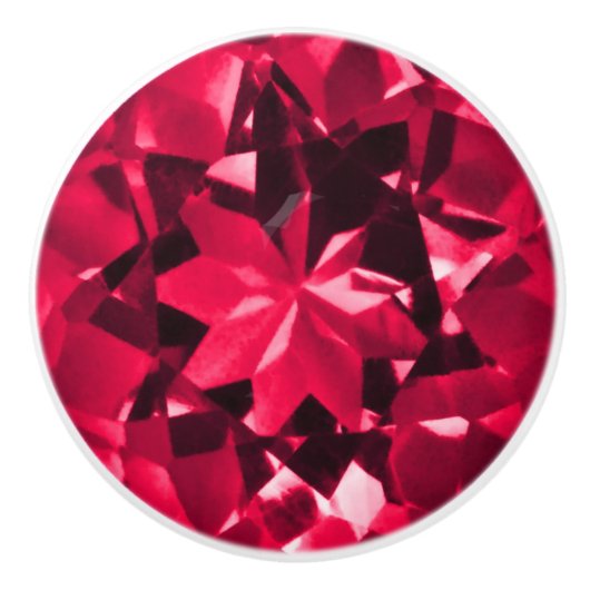 Ruby Illusion Keramikknauf (Vorderseite)