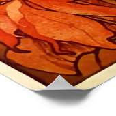 Ruby Illustration von Alphonse Mucha Poster (Ecke)